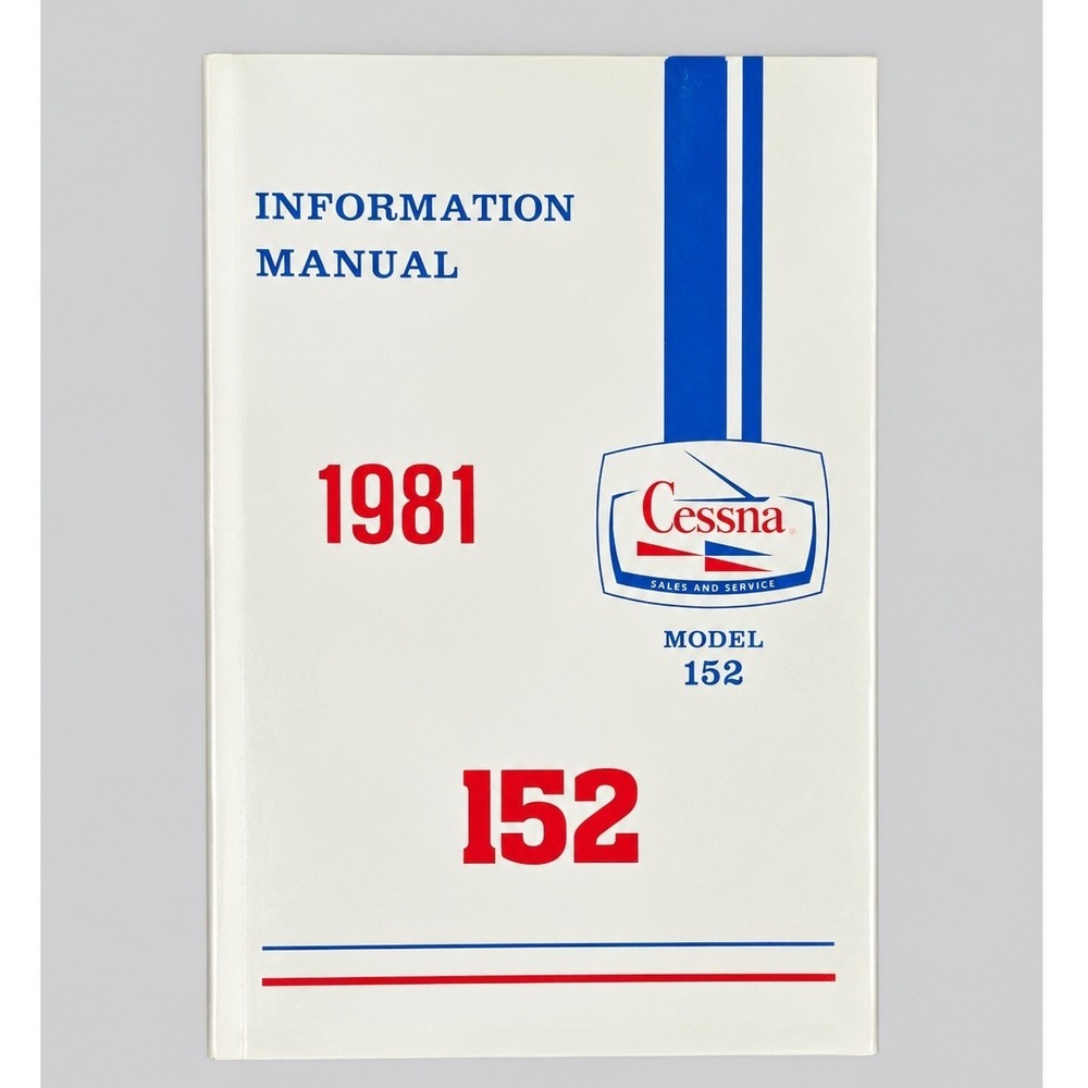 1981 Cessna Model 152 Pilot Information Manual Vintage Aviation Handbook